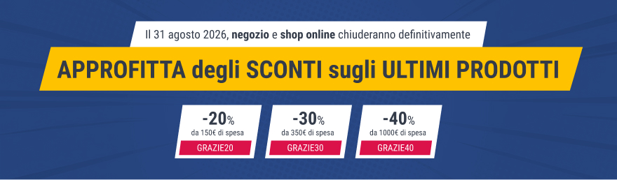 Sconti fino al 40%