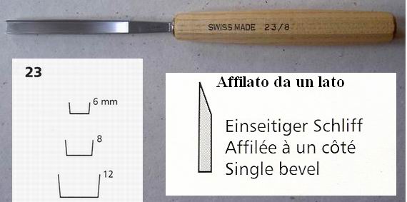 Scalpello Pfeil 23/6