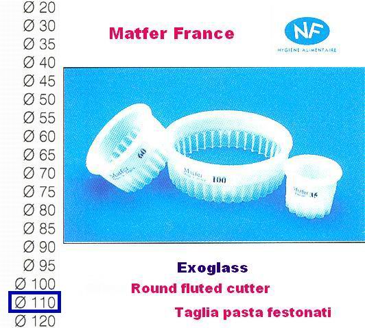 Taglia pasta festonato mm 110
