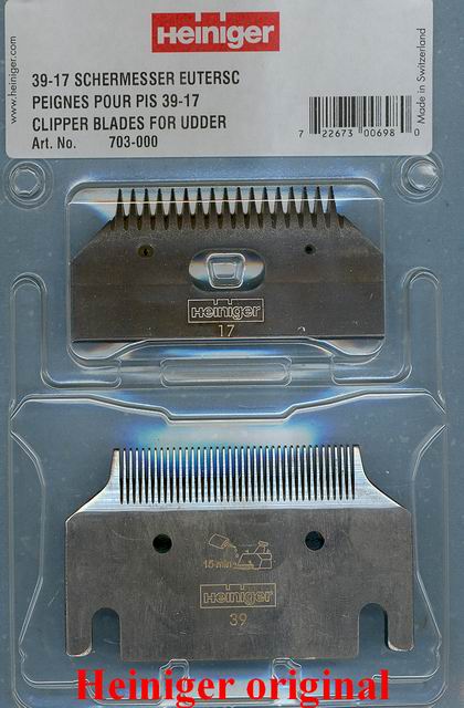 Heiniger lame per tosatura 39-17