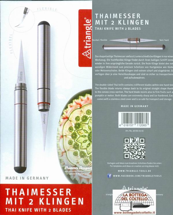 Coltello Thai con due lame