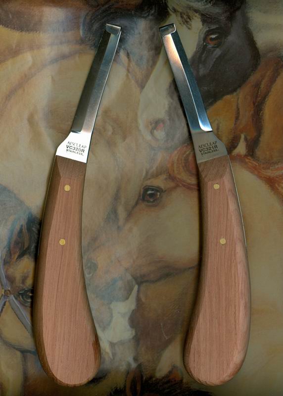 Hoof knife, small left cutting edge