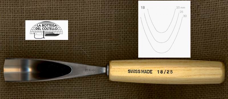 Sgorbia legno Schaller 18/25 Pfeil