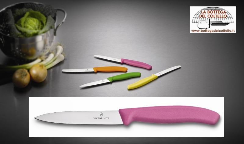Victorinox Coltello spelucchino rosa 10