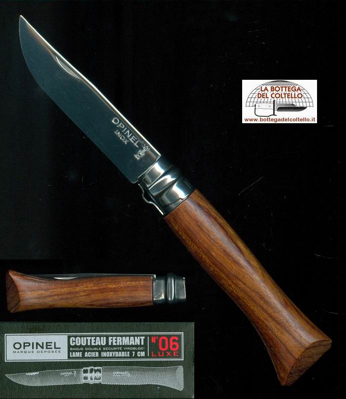 N&deg; 06 luxe folding knife, Padouk
