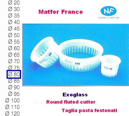 Taglia pasta festonato mm 80