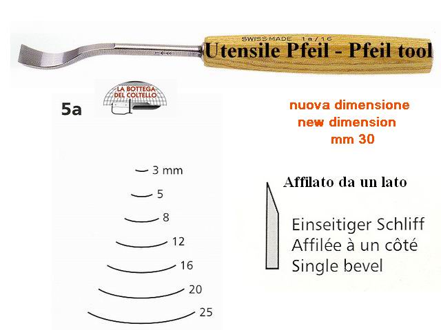 Pfeil gouge 5A/30 curved