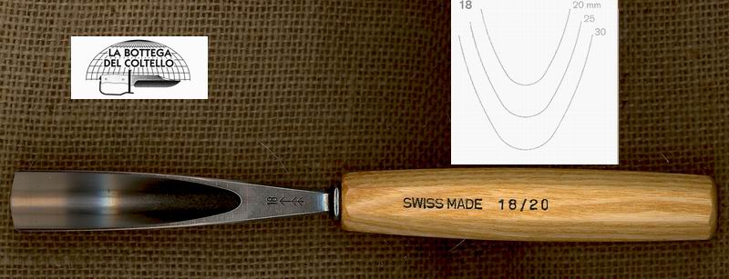 Sgorbia legno Schaller 18/20 Pfeil 