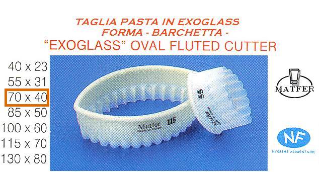 Taglia pasta festonato a barchetta 70