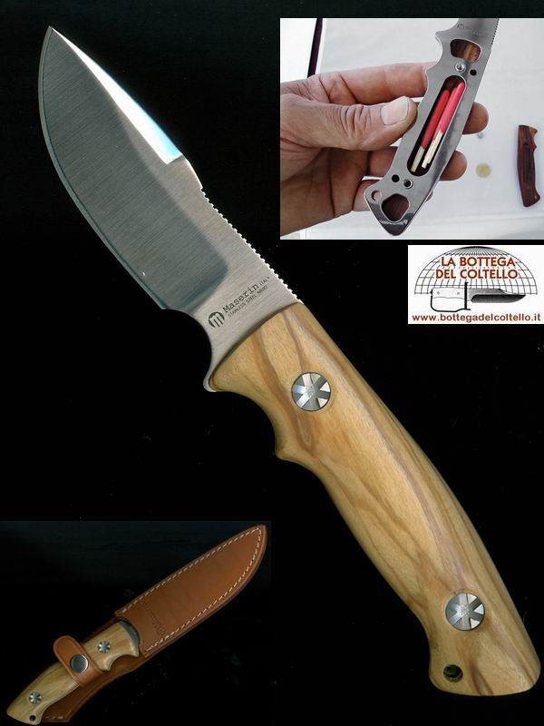 Maserin Coltello da caccia lama fissa 986/OL
