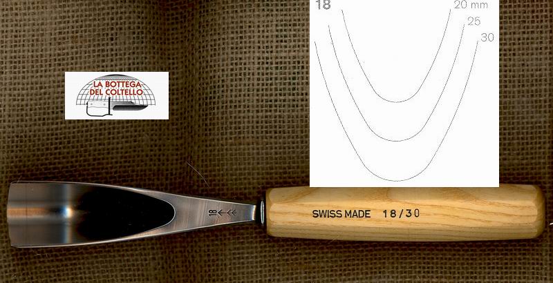 Sgorbia legno Schaller 18/30 Pfeil