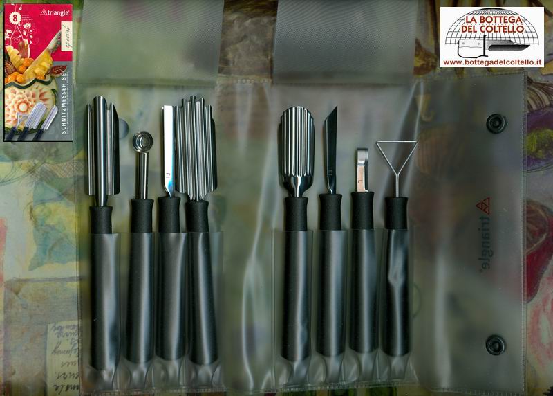 Triangle Set utensili per decorare vegetali