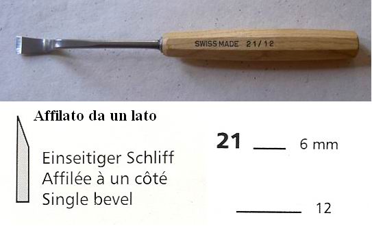 Scalpello Pfeil 21/12