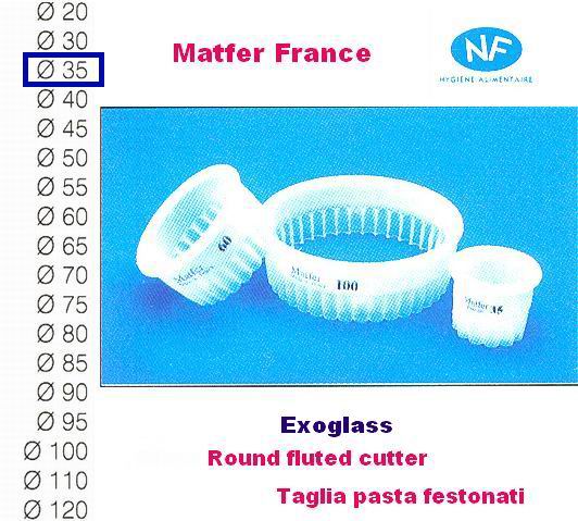 Taglia pasta festonato mm 35