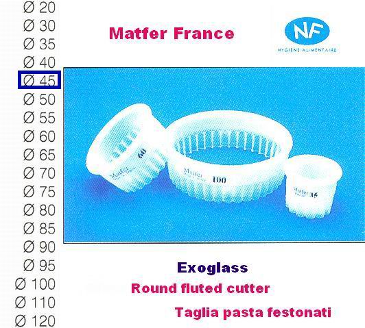 Taglia pasta festonato mm 45