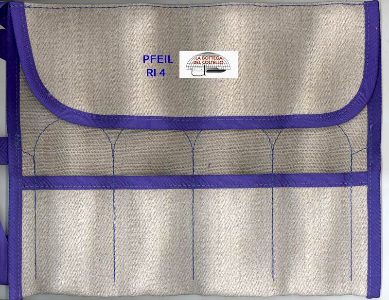 Pfeil Rotolo per 4 coltelli da intaglio Rl 4