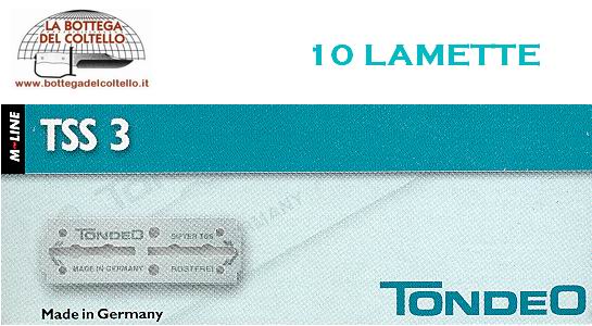 TSS 3 10 Lame Tondeo di ricambio