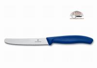 Coltello da bistecca Blu filo ondulato