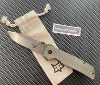 Fox Terzuola design ATC green canvas micarta OD